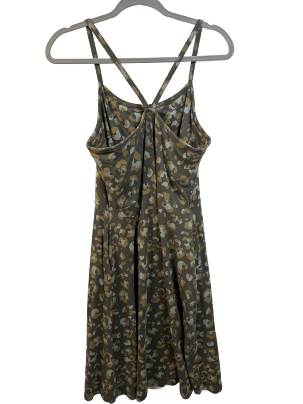 Pact Fit & Flare midi Sundress in leopard print - Picture 2 of 6